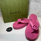 Gucci Platform Flip Flops, Pink, Size 38