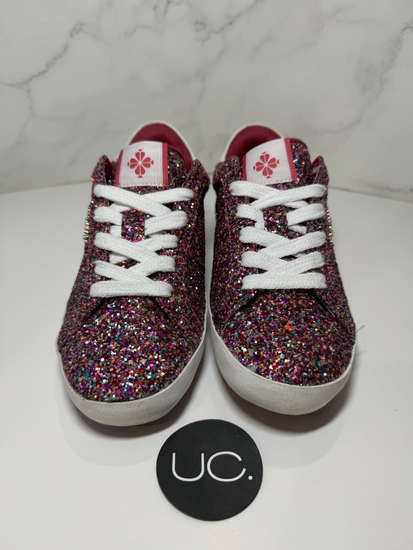 Kate Spade Ace Glitter Sneakers, Size 5