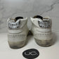 Golden Goose Mid Star Classic Private EDT, Glitter Tongue, Optic White and Silver, Size 37