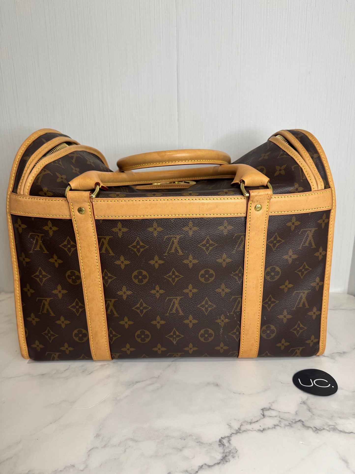 Louis Vuitton Monogram Sac Chien 40 Pet Carrier