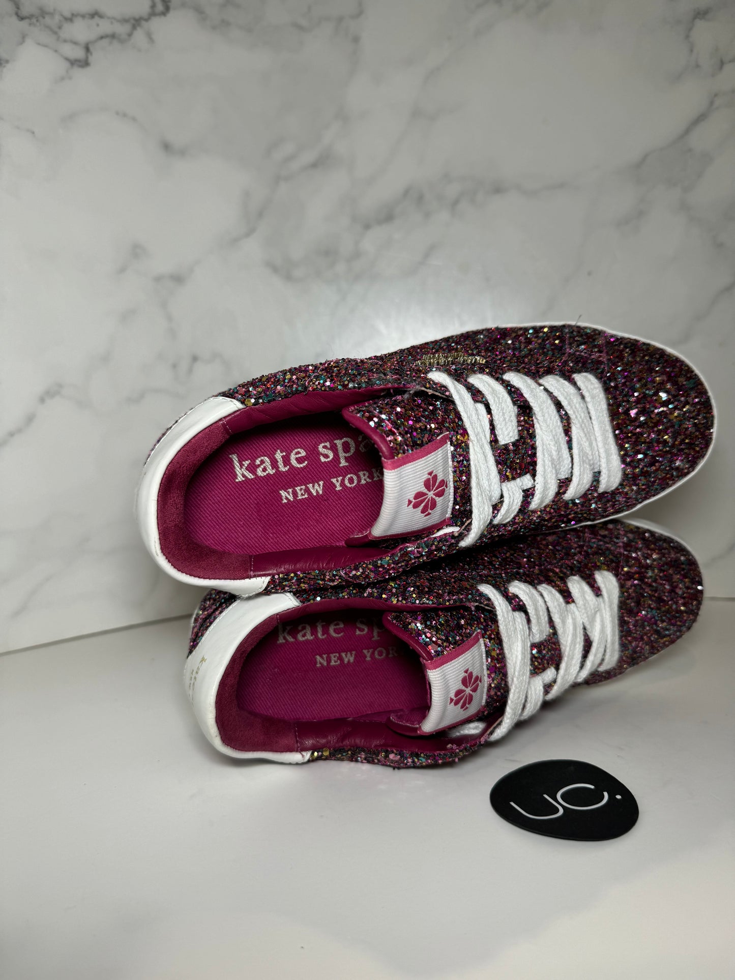 Kate Spade Ace Glitter Sneakers, Size 5