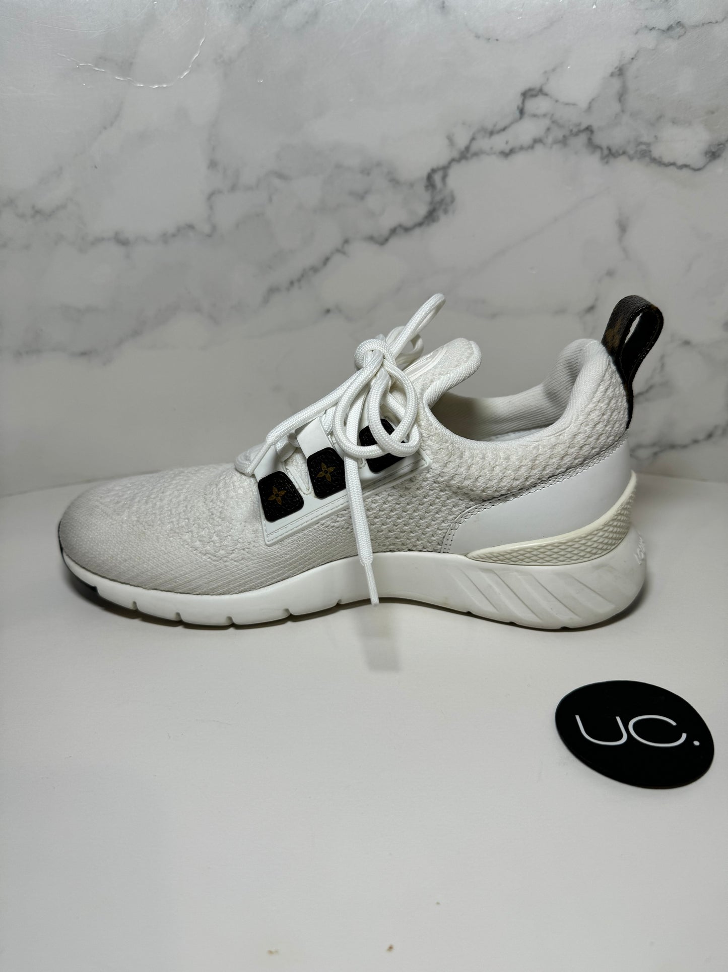 Louis Vuitton Stretch Knit Sneakers, Size 37