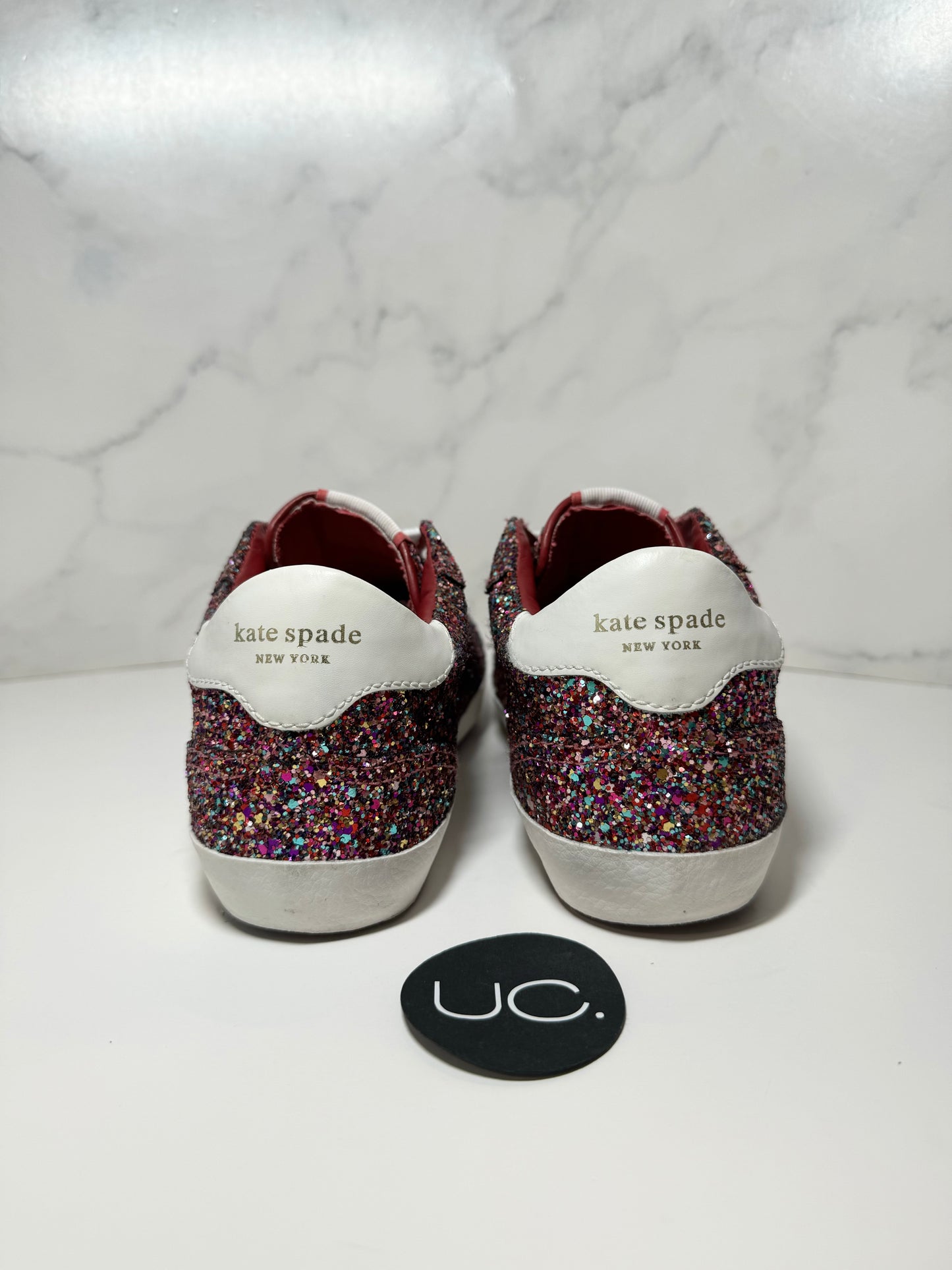 Kate Spade Ace Glitter Sneakers, Size 5