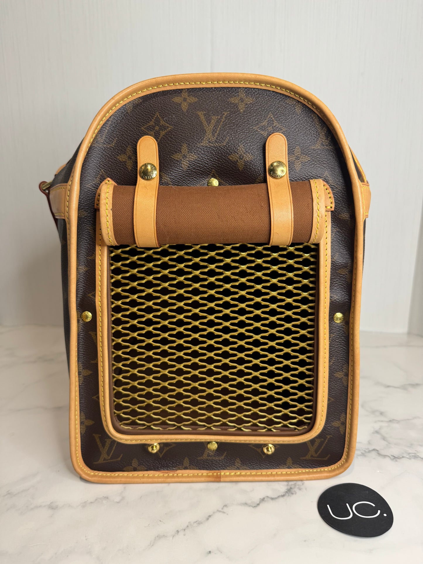 Louis Vuitton Monogram Sac Chien 40 Pet Carrier