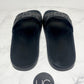 Gucci Rubber Pursuit G Slides, Black, Size 39