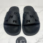 Gucci Rubber Pursuit G Slides, Black, Size 39