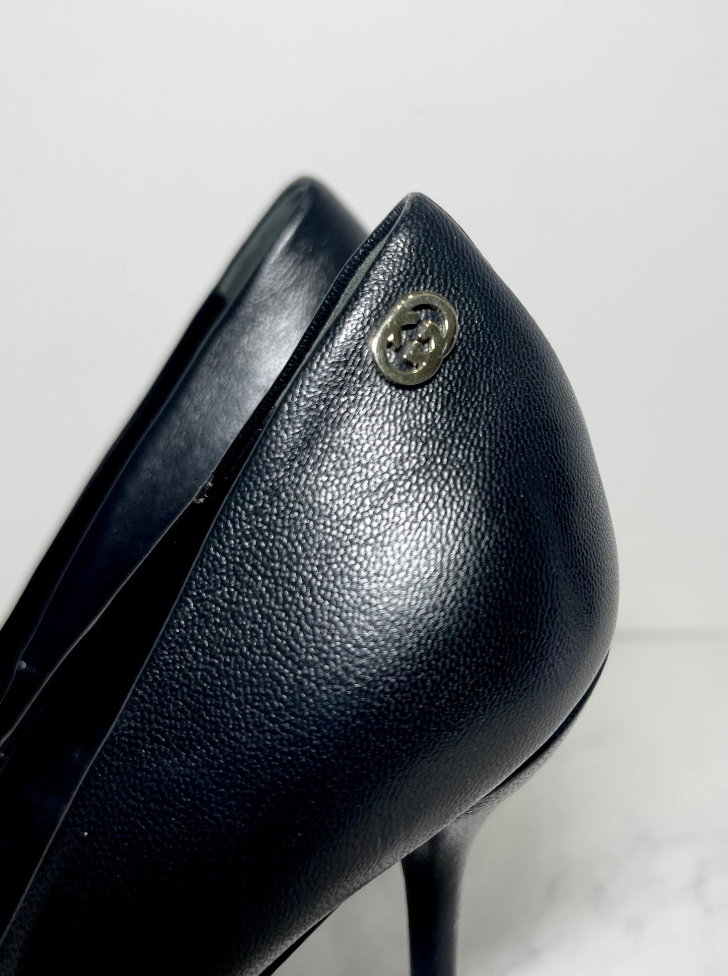 Gucci High Heel Pumps, Black, Size 37.5