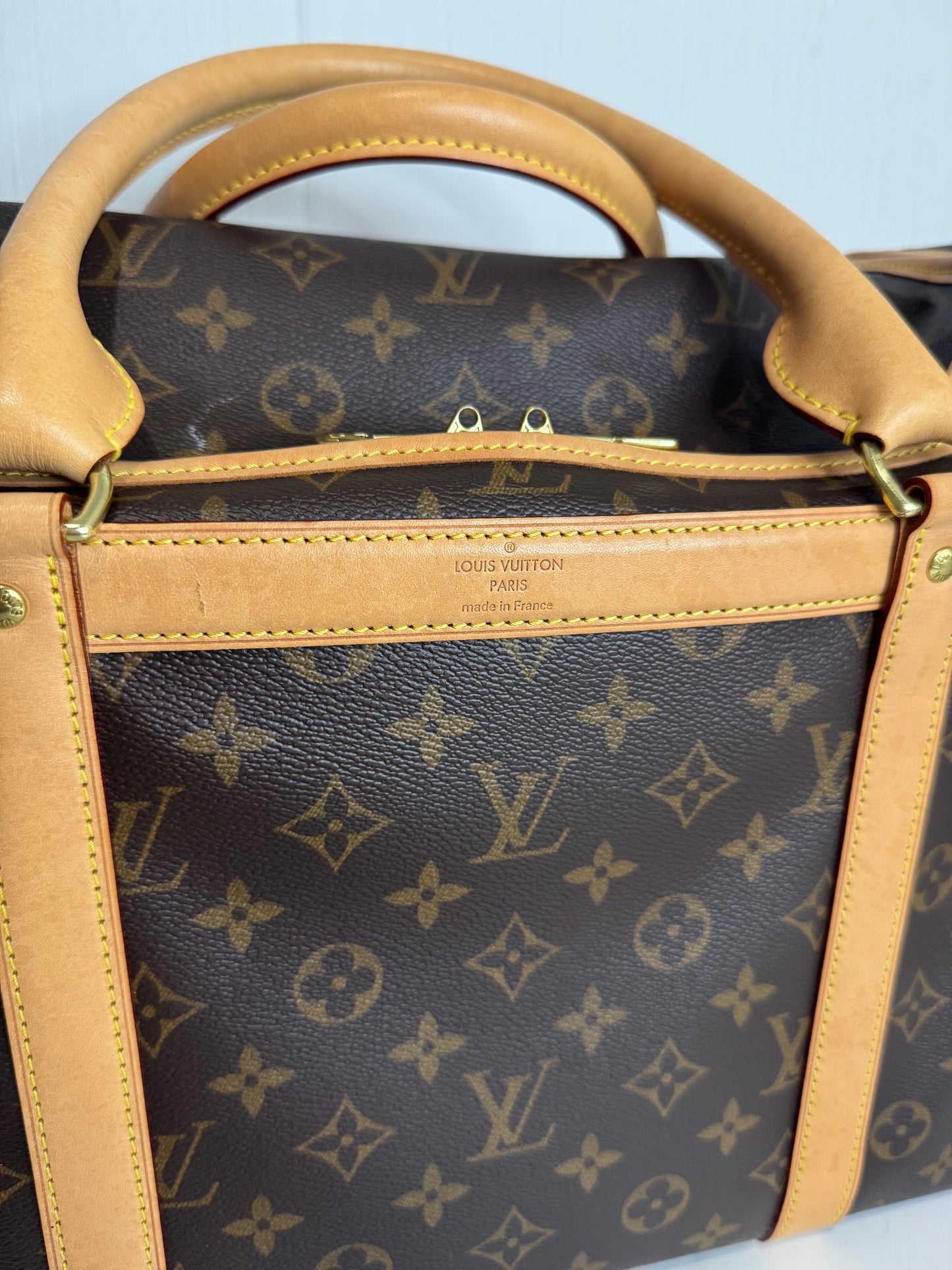 Louis Vuitton Monogram Sac Chien 40 Pet Carrier
