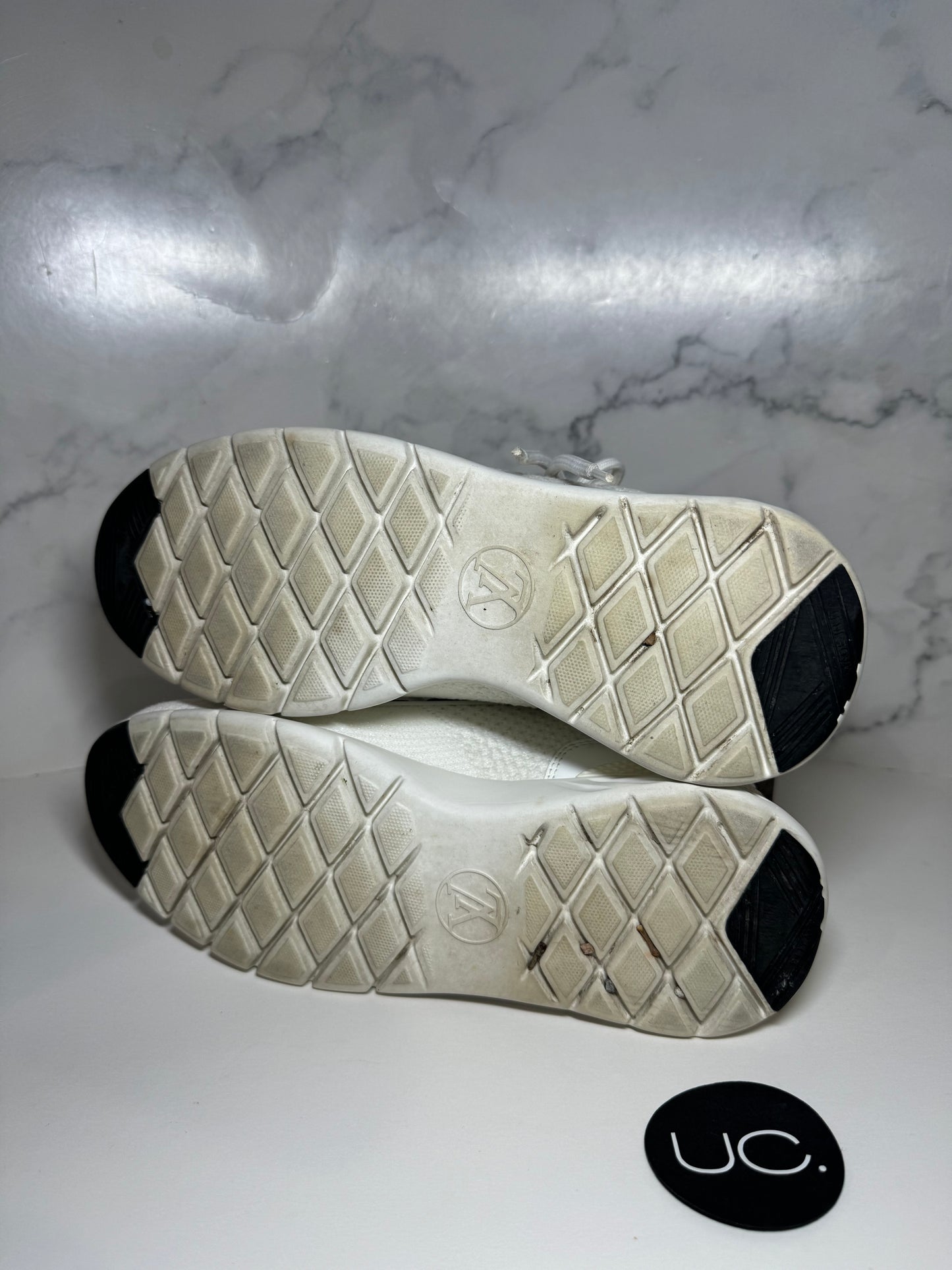 Louis Vuitton Stretch Knit Sneakers, Size 37