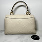 Louis Vuitton Madeleine BB Monogram Empreinte Leather in Creme