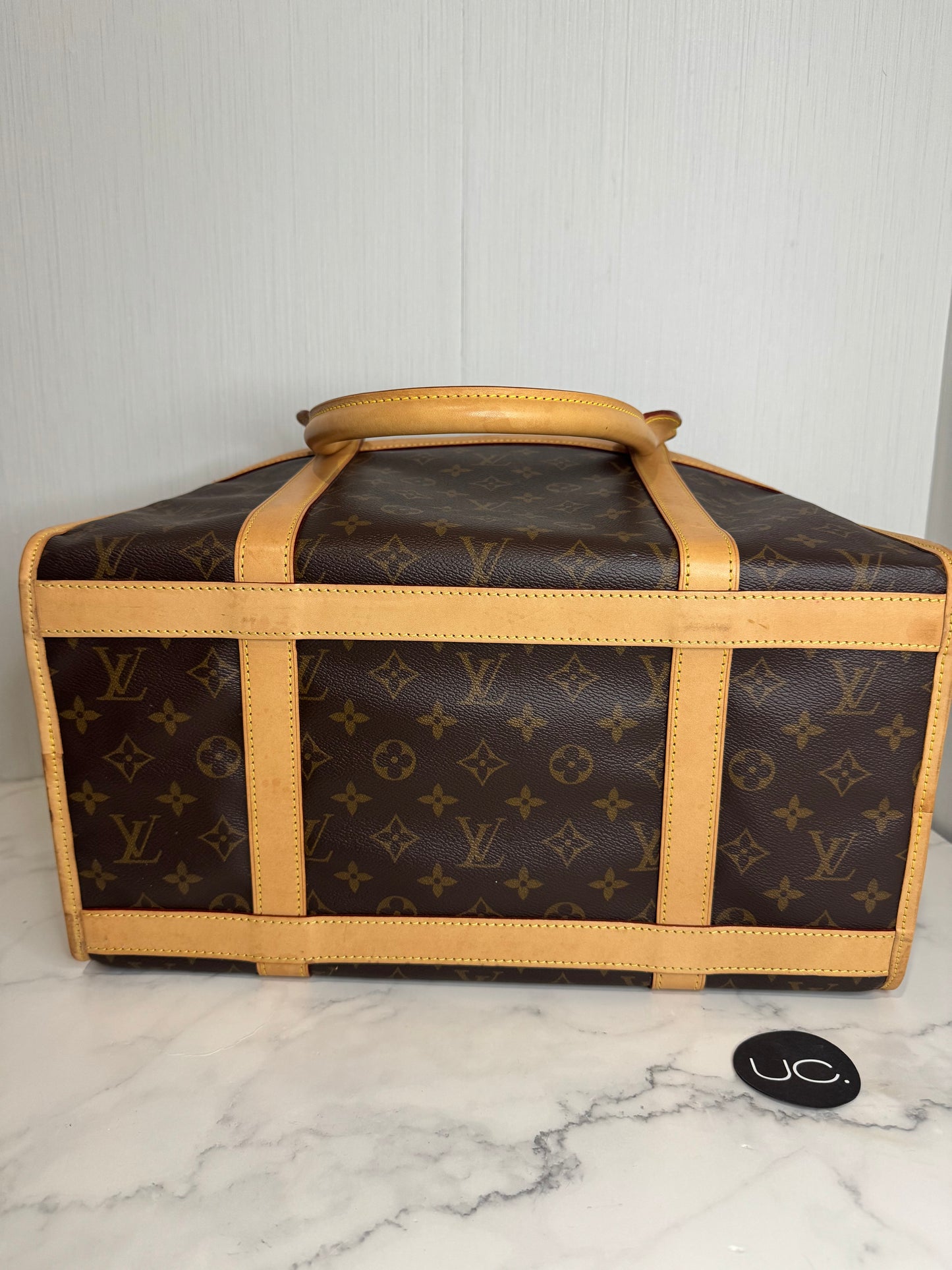 Louis Vuitton Monogram Sac Chien 40 Pet Carrier
