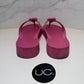 Gucci Platform Flip Flops, Pink, Size 38