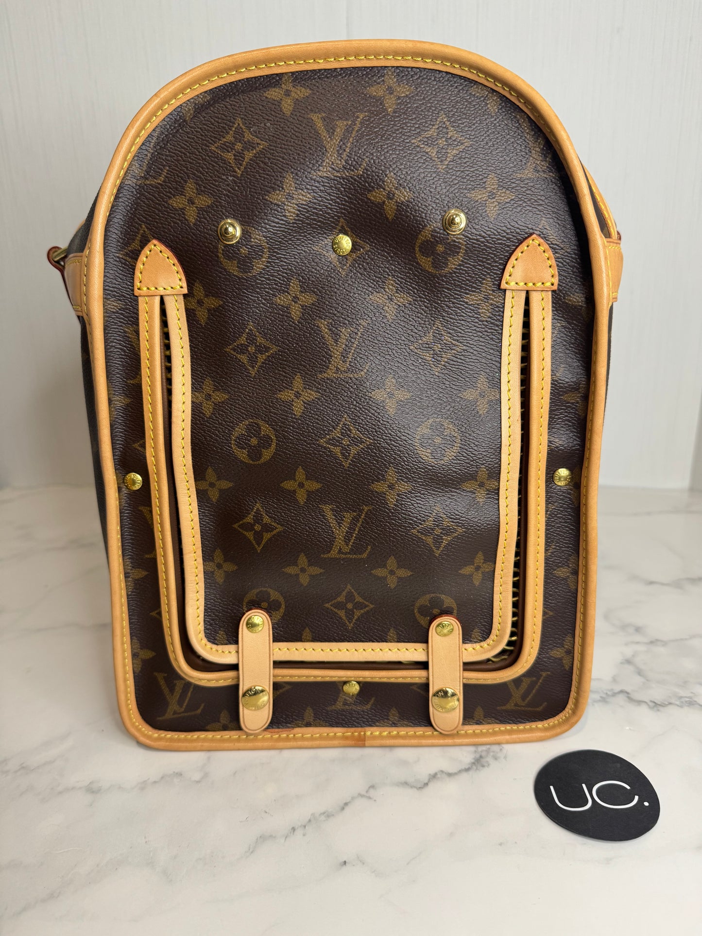 Louis Vuitton Monogram Sac Chien 40 Pet Carrier