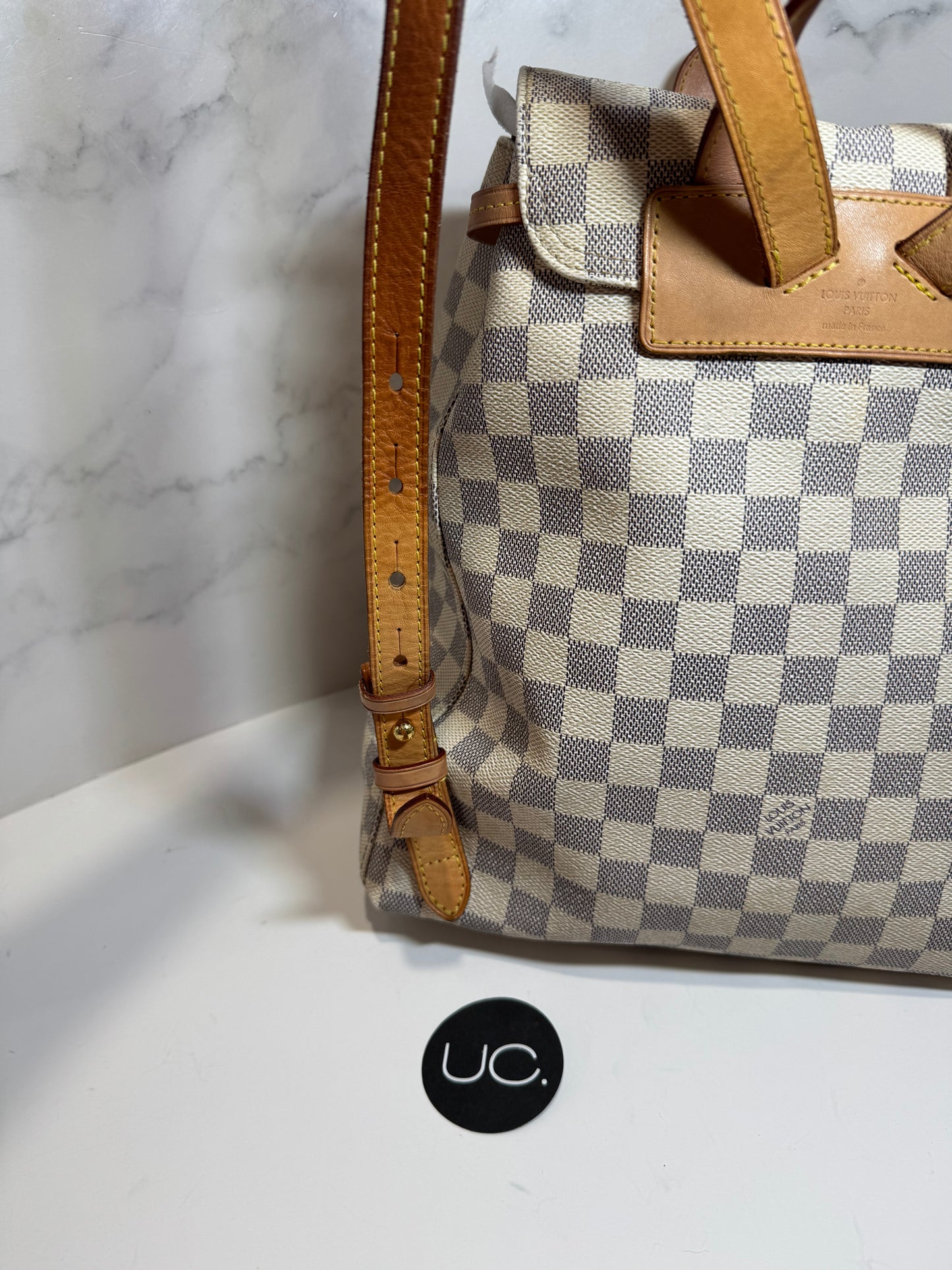 Louis Vuitton Damier Azur Sperone Backpack