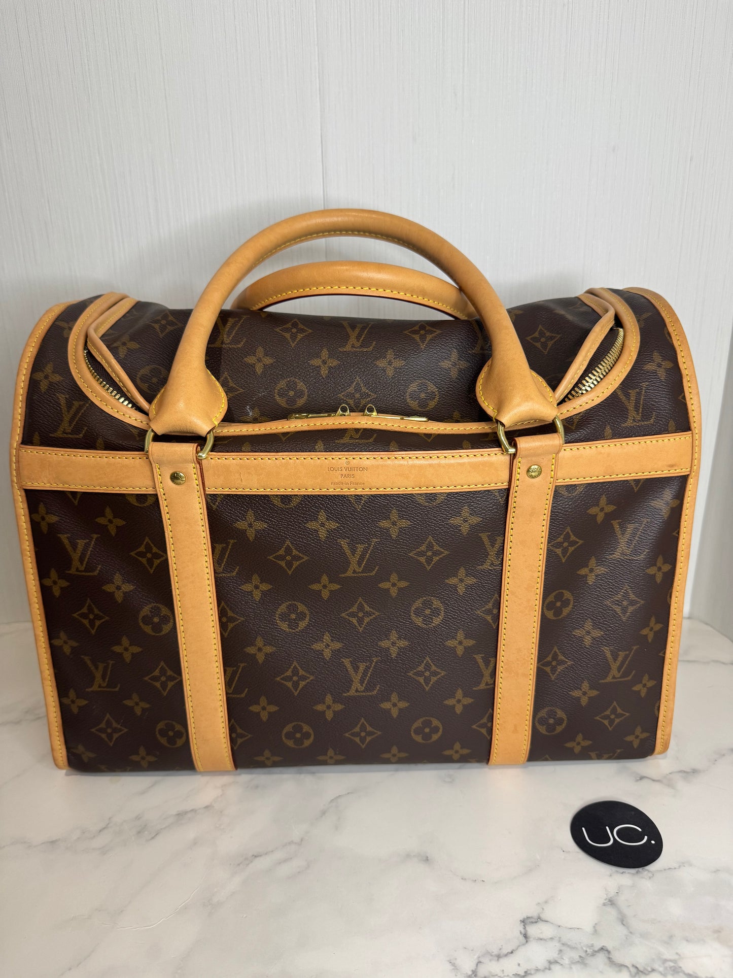 Louis Vuitton Monogram Sac Chien 40 Pet Carrier