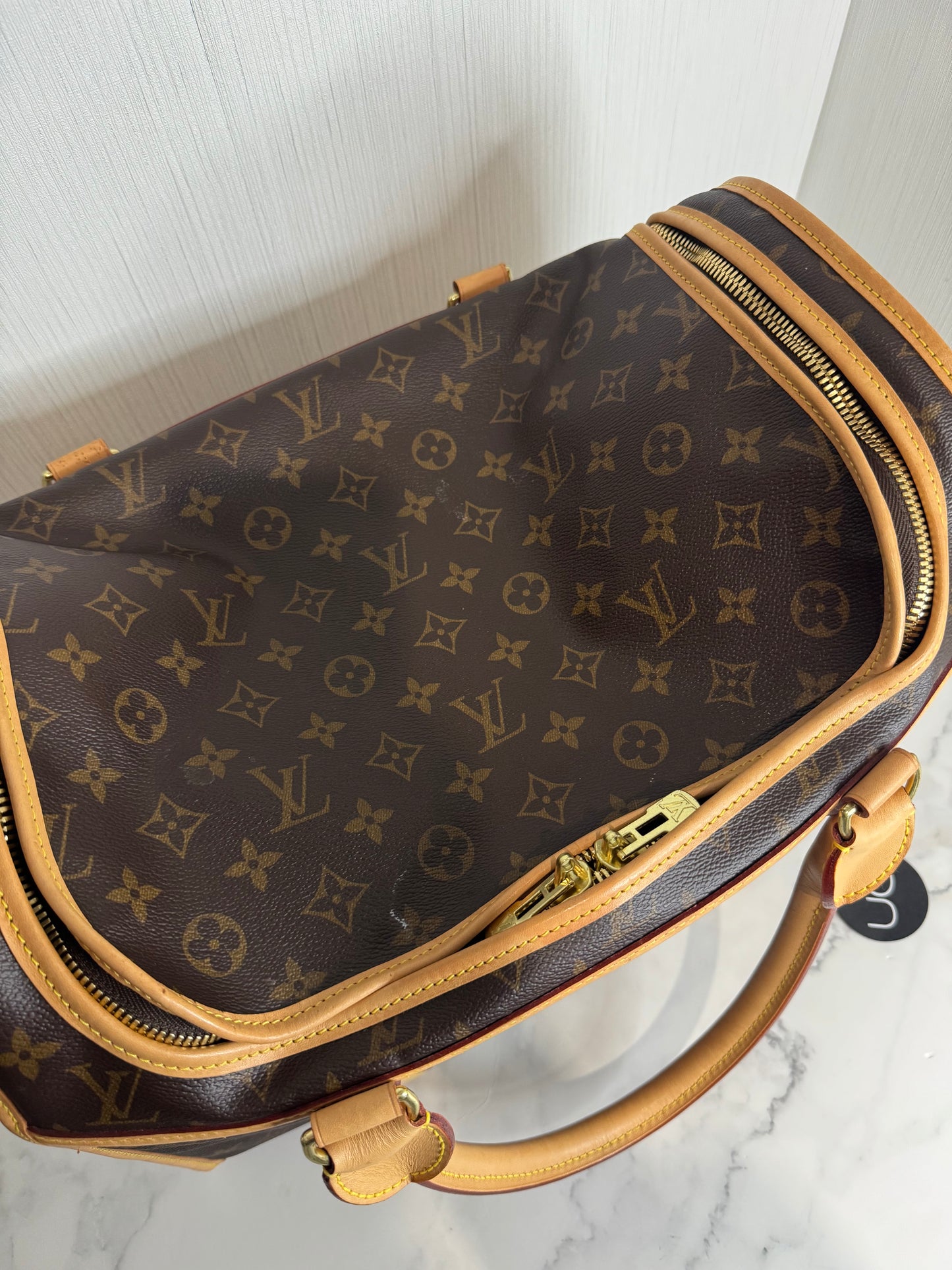 Louis Vuitton Monogram Sac Chien 40 Pet Carrier