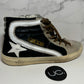 Golden Goose Slide Classic, Size 38, Black/Grey with Zipper