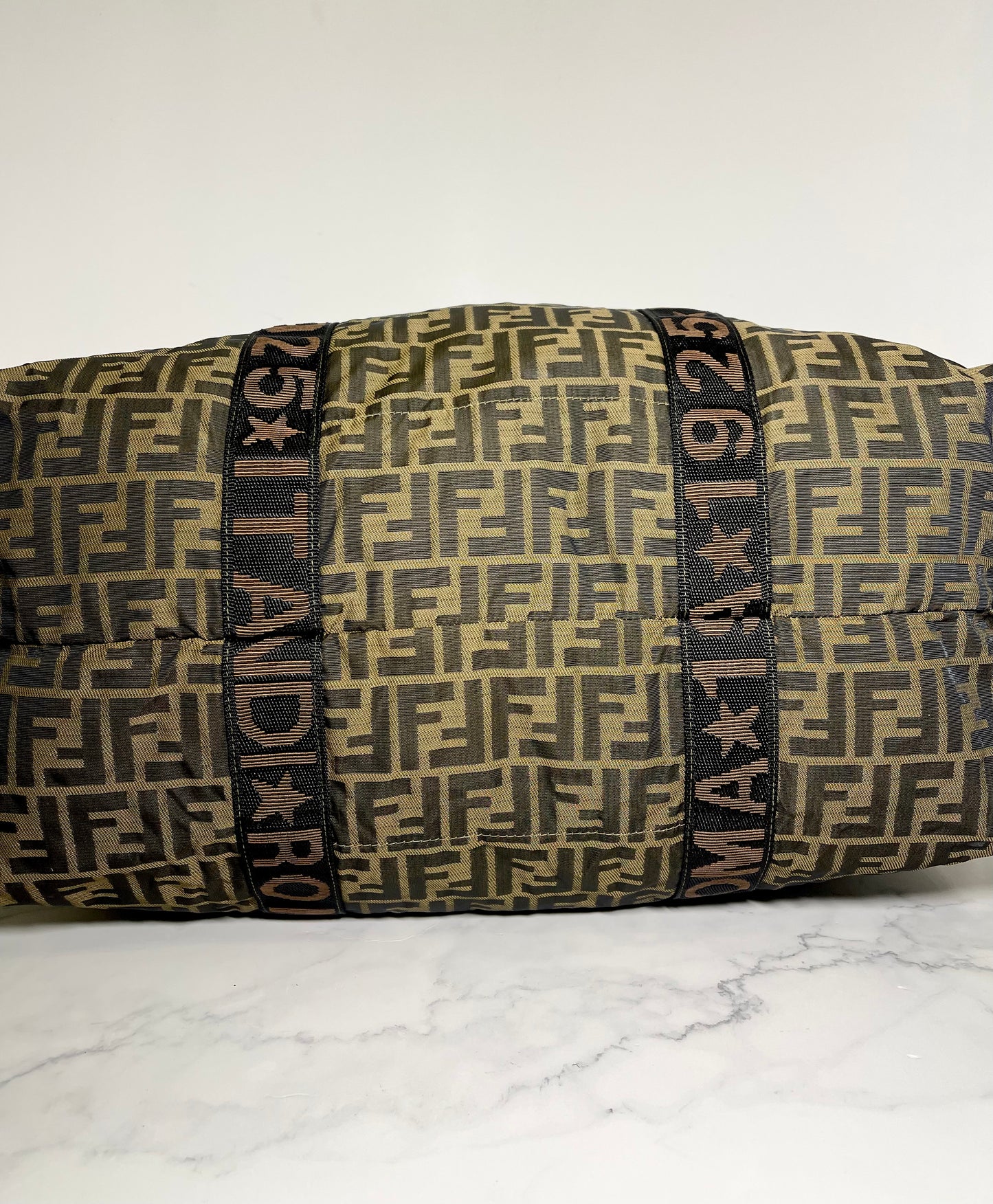 Fendi Zucca Roma Duffle Bag