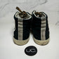 Golden Goose Slide Classic, Size 38, Black/Grey with Zipper