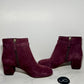 Kate Spade Delina Booties in Grenache, Size 6.5