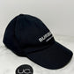 Burberry Horseferry Motif Cotton Twill Baseball Cap, Black, Size Large