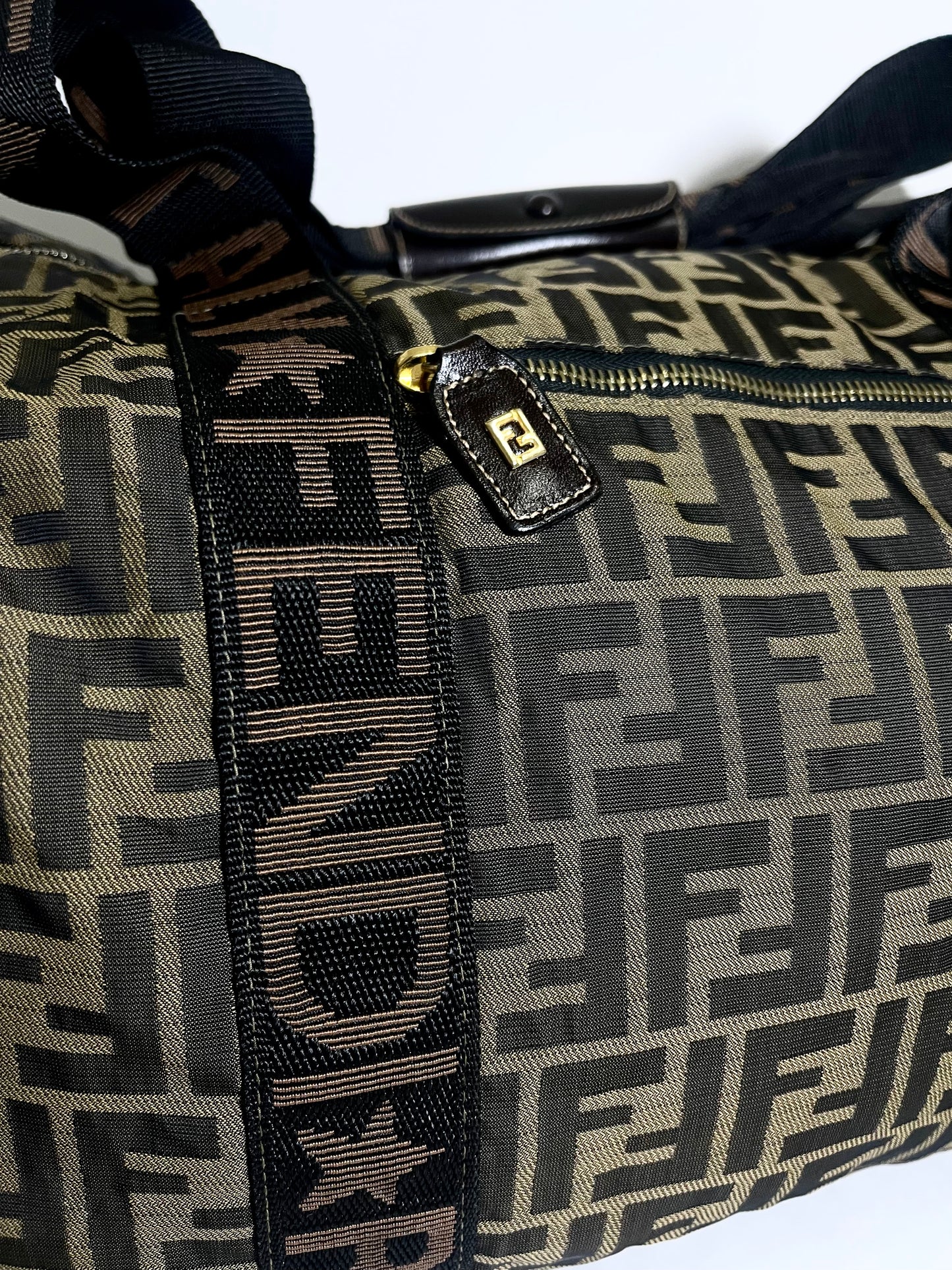 Fendi Zucca Roma Duffle Bag