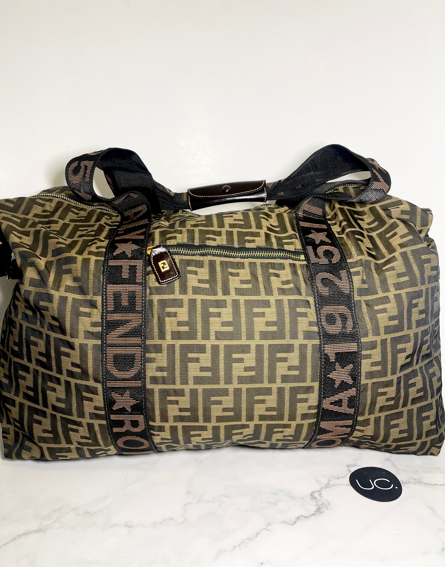 Fendi Zucca Roma Duffle Bag