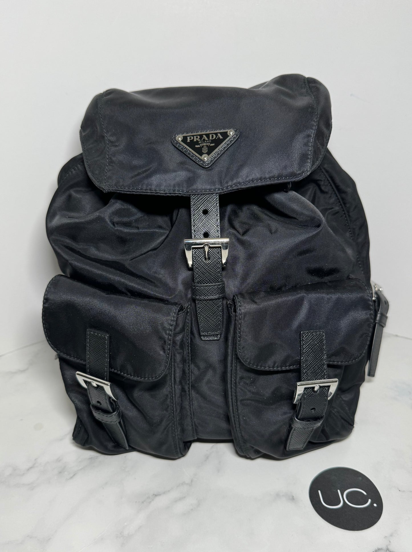 Prada Re-Nylon Backpack, NWT, Small, Black