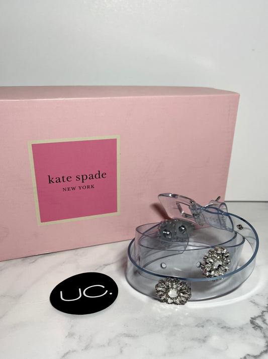 Kate Spade Clear Jeweled Belt, Small