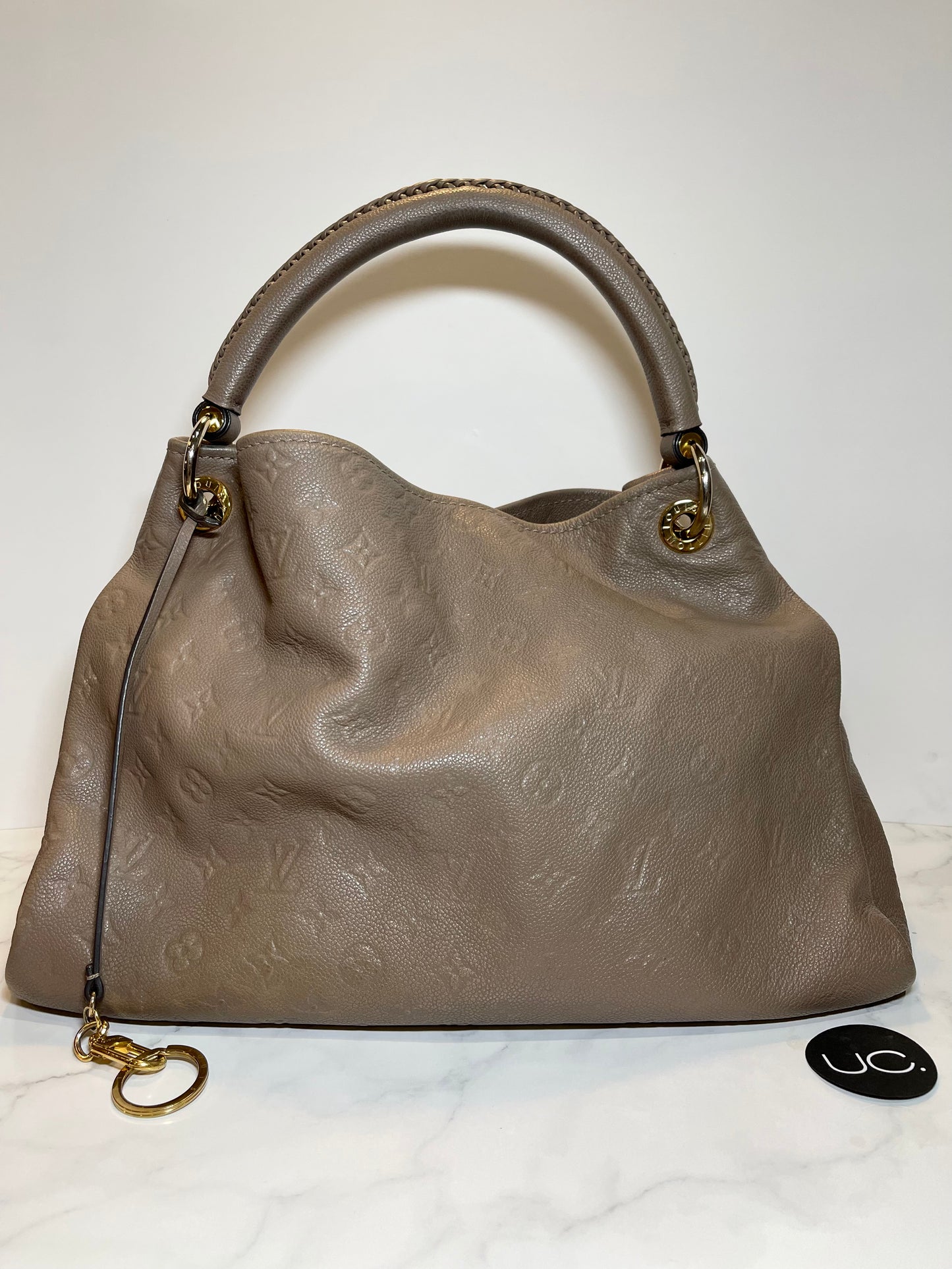 Louis Vuitton Artsy Monogram Empreinte MM in Turtledove