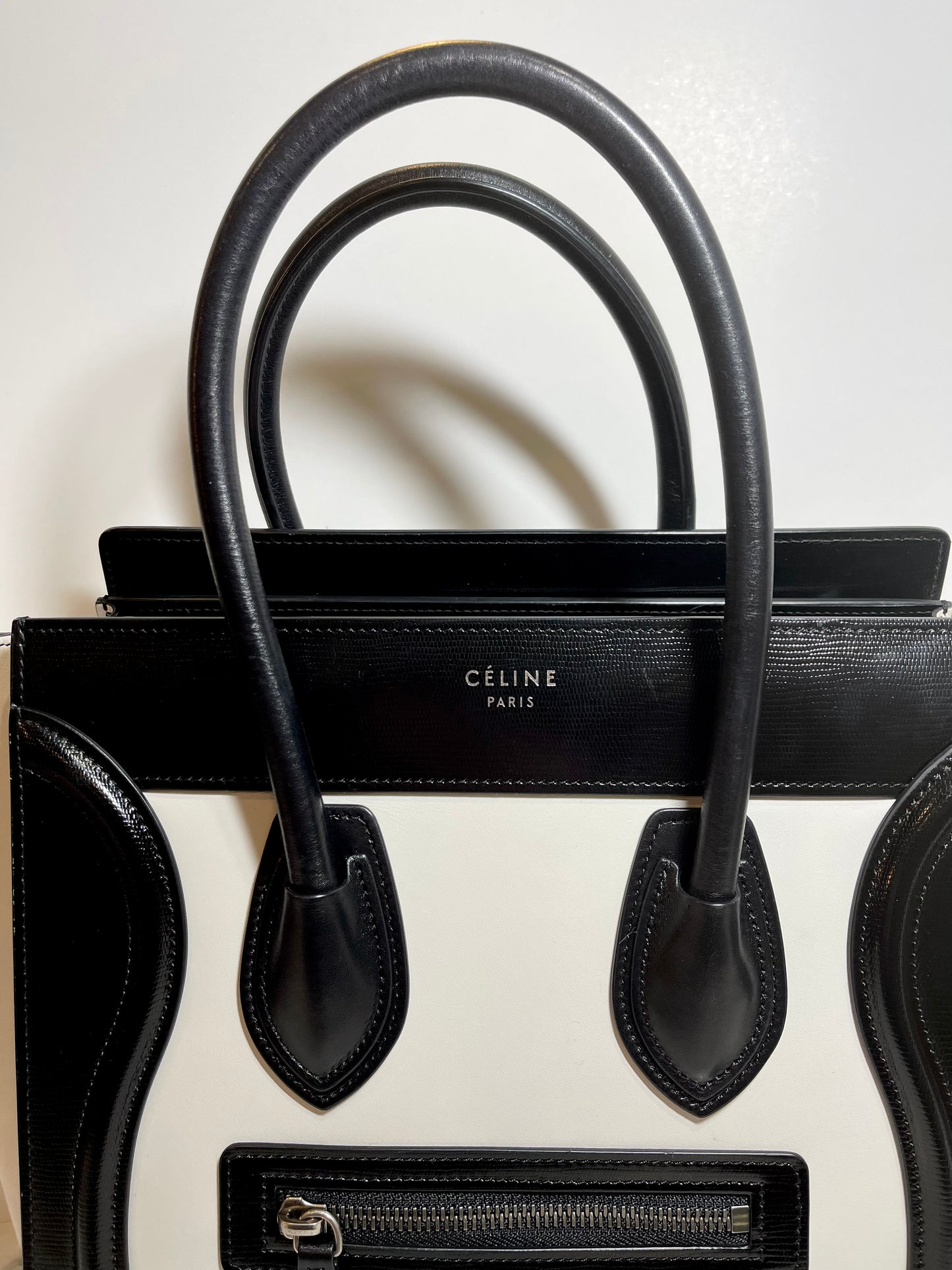 Celine Bicolor Luggage Bag Mini