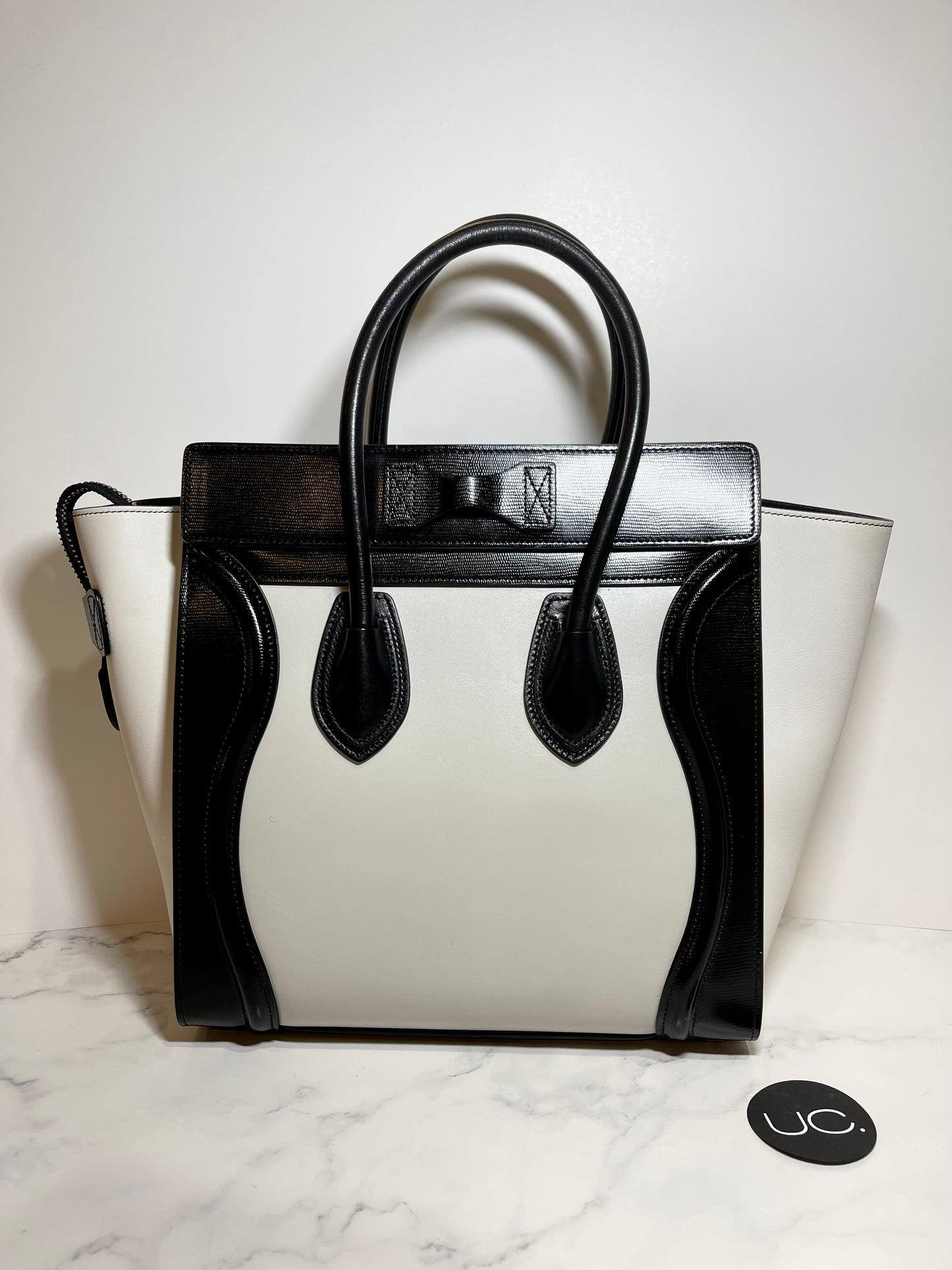 Celine Bicolor Luggage Bag Mini