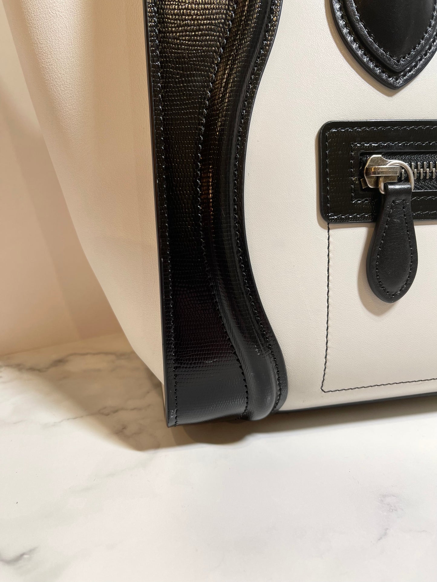 Celine Bicolor Luggage Bag Mini