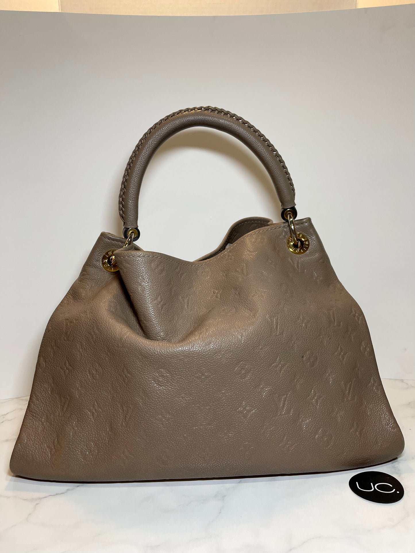 Louis Vuitton Artsy Monogram Empreinte MM in Turtledove