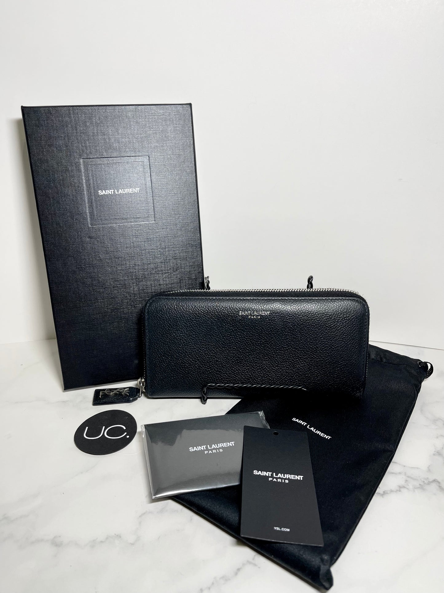 Saint Laurent Rive Gauche Bag and Wallet Bundle