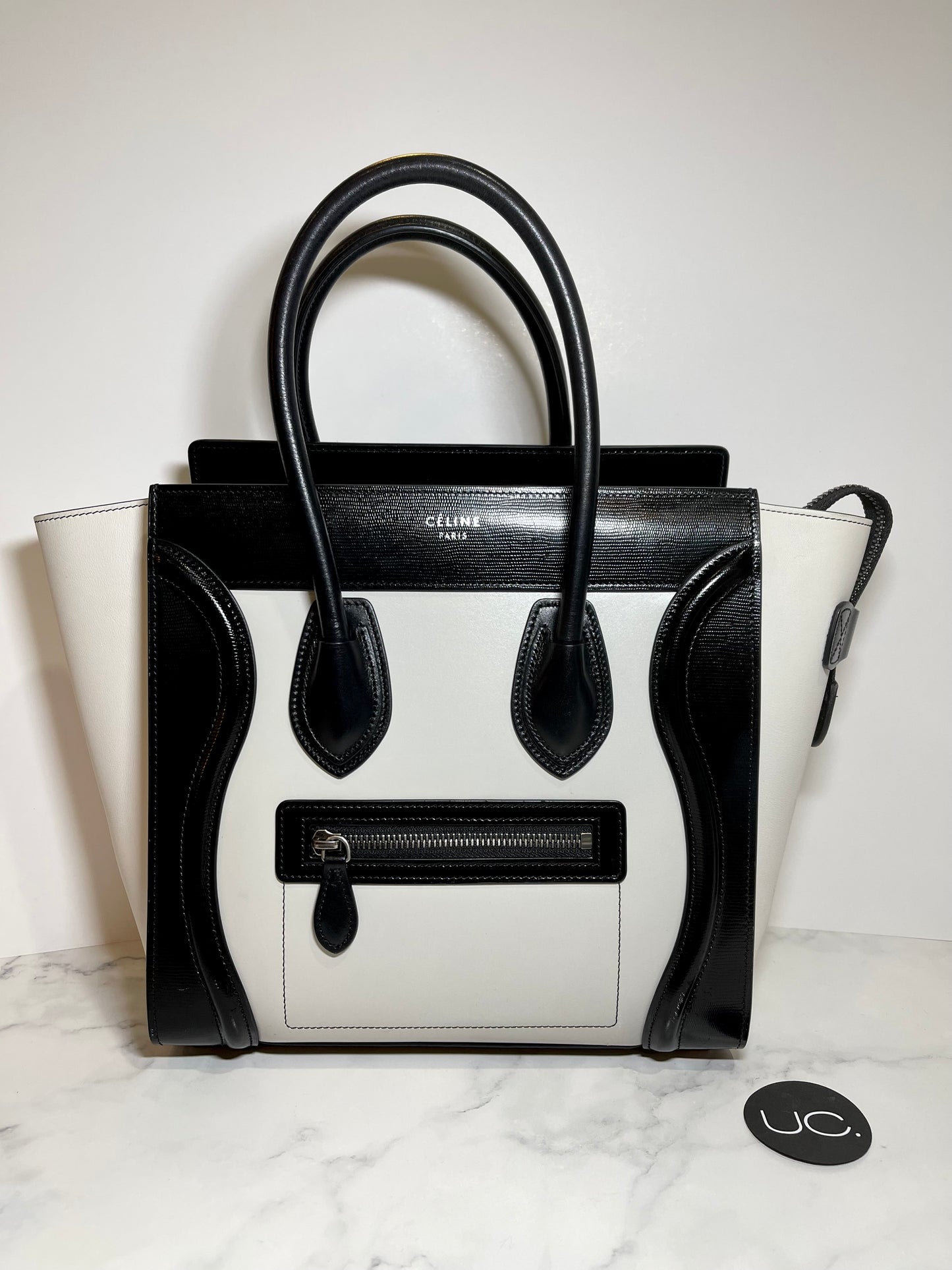 Celine Bicolor Luggage Bag Mini