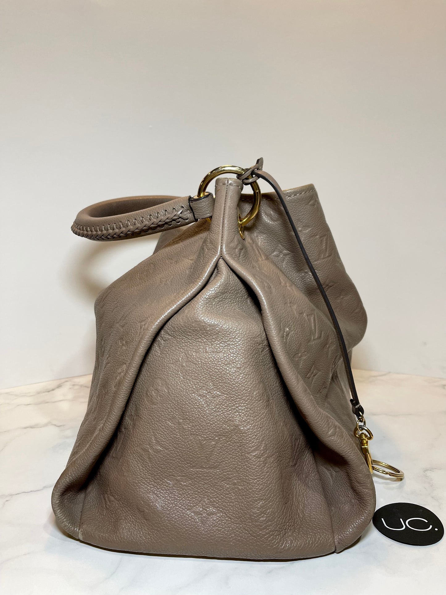 Louis Vuitton Artsy Monogram Empreinte MM in Turtledove