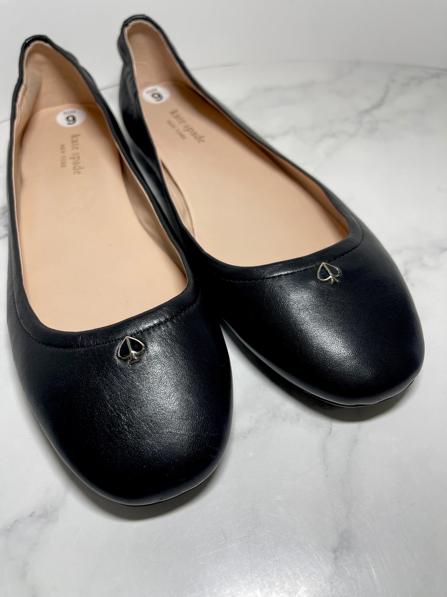 Kate Spade Kora Ballet Flats, Black, Size 9