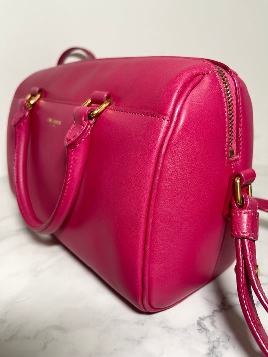 Saint Laurent Classic Baby Duffle in Pink