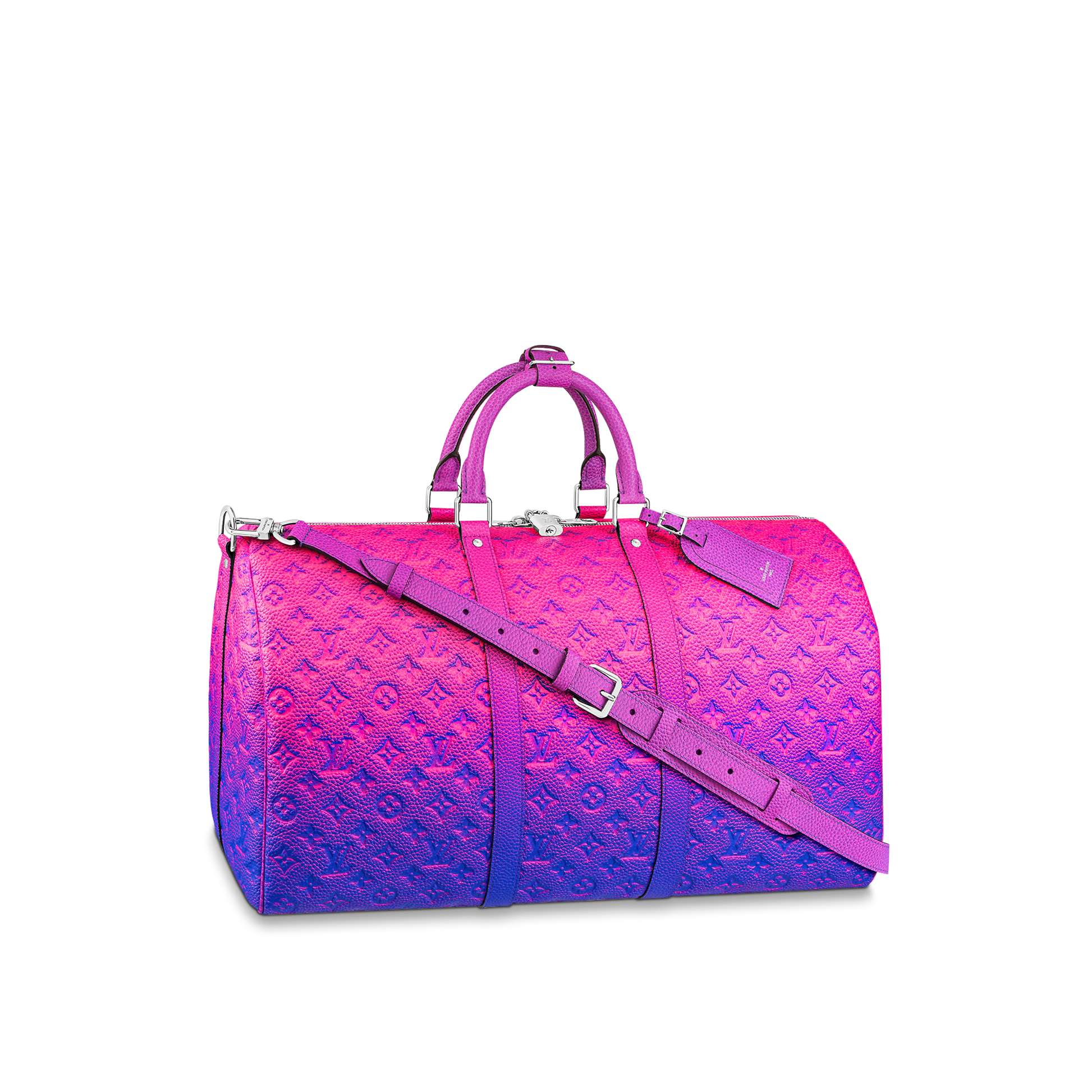 Louis Vuitton Keepall 50B Taurillon Illusion Blue/Pink für Herren