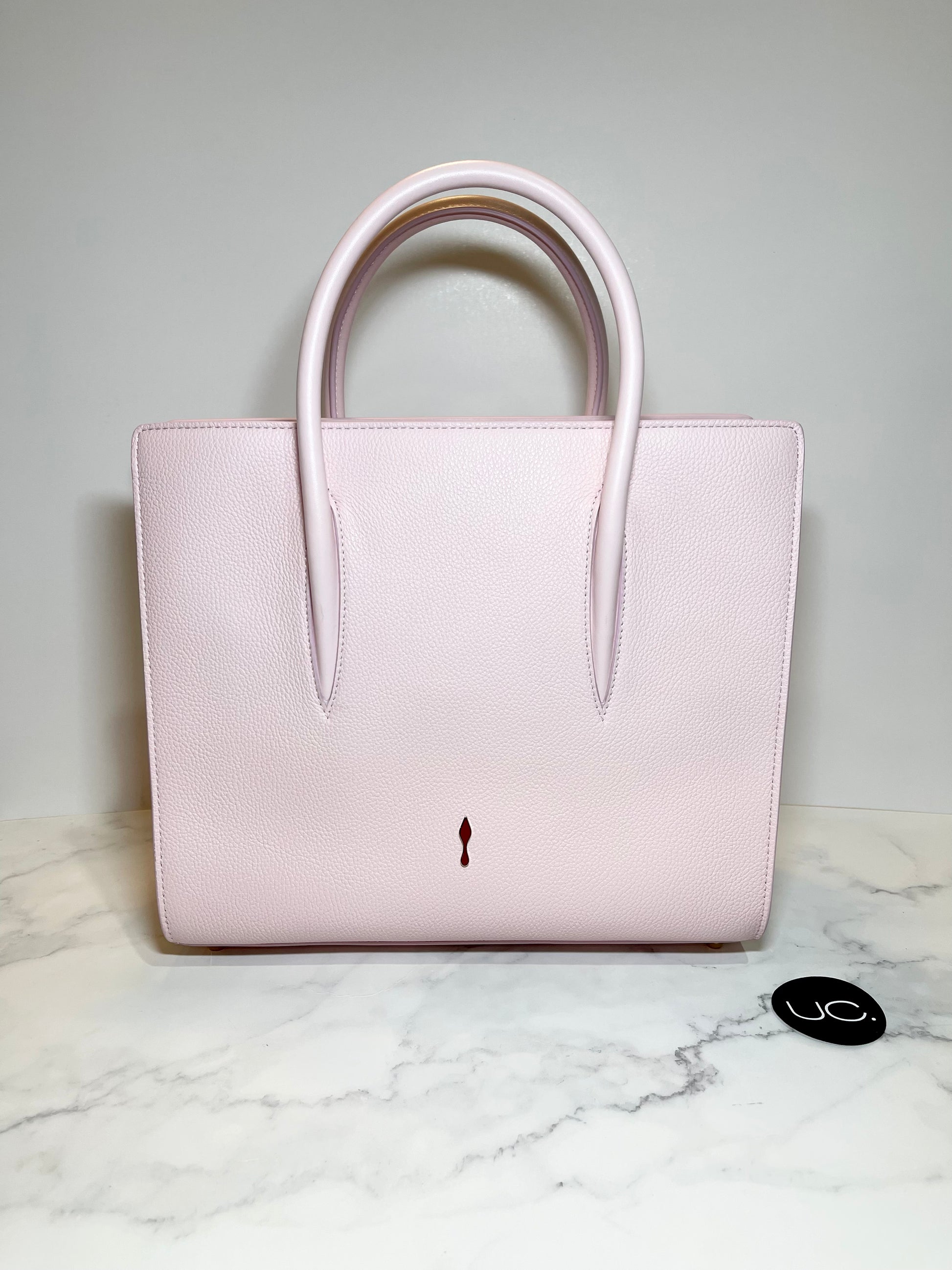 Christian Louboutin Paloma Medium Top Handle Bag in Pink