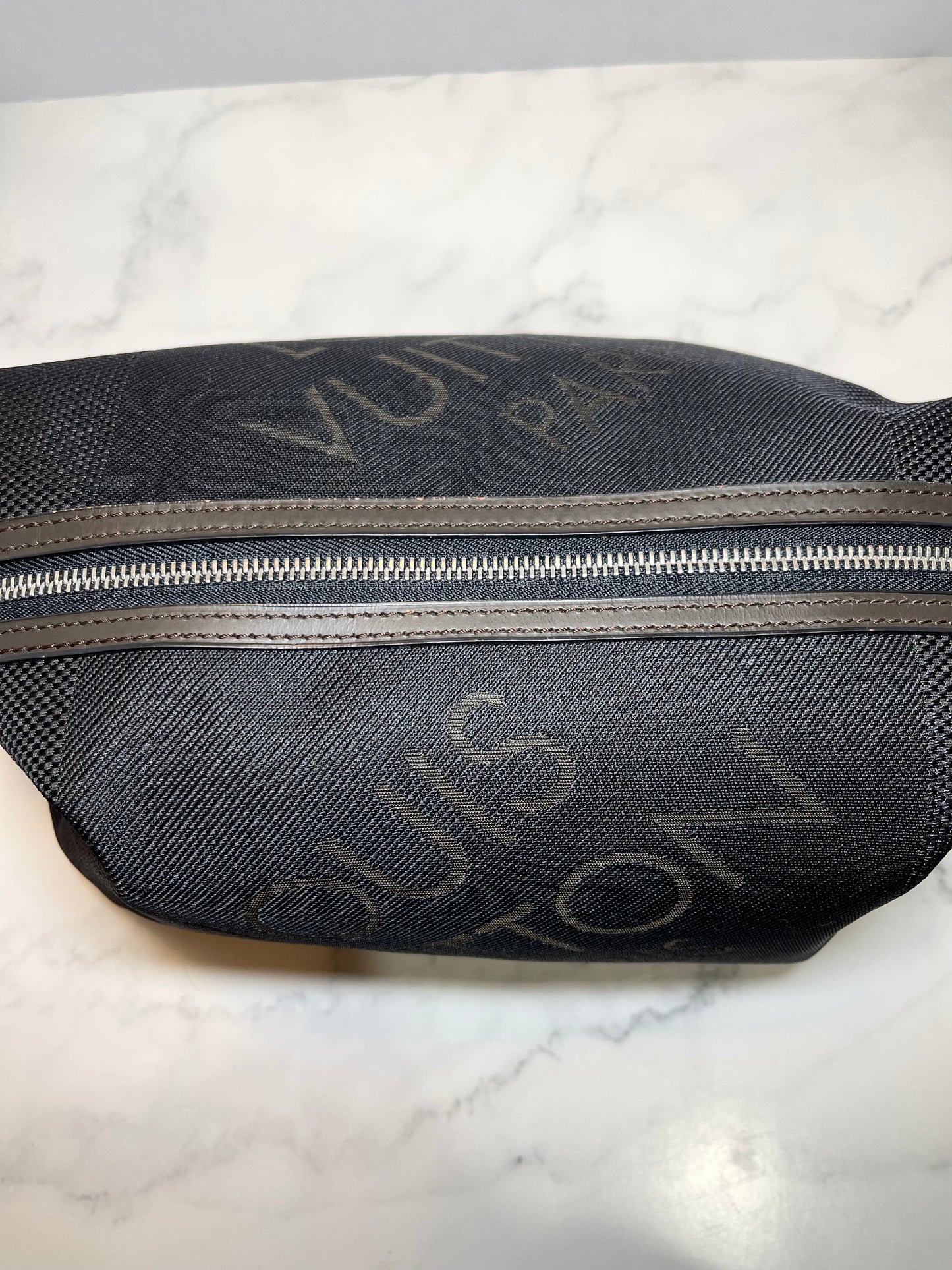 Louis Vuitton Black Damier Albatross Toiletry Bag