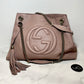 Gucci Soho Medium Shoulder Bag, Blush Pink