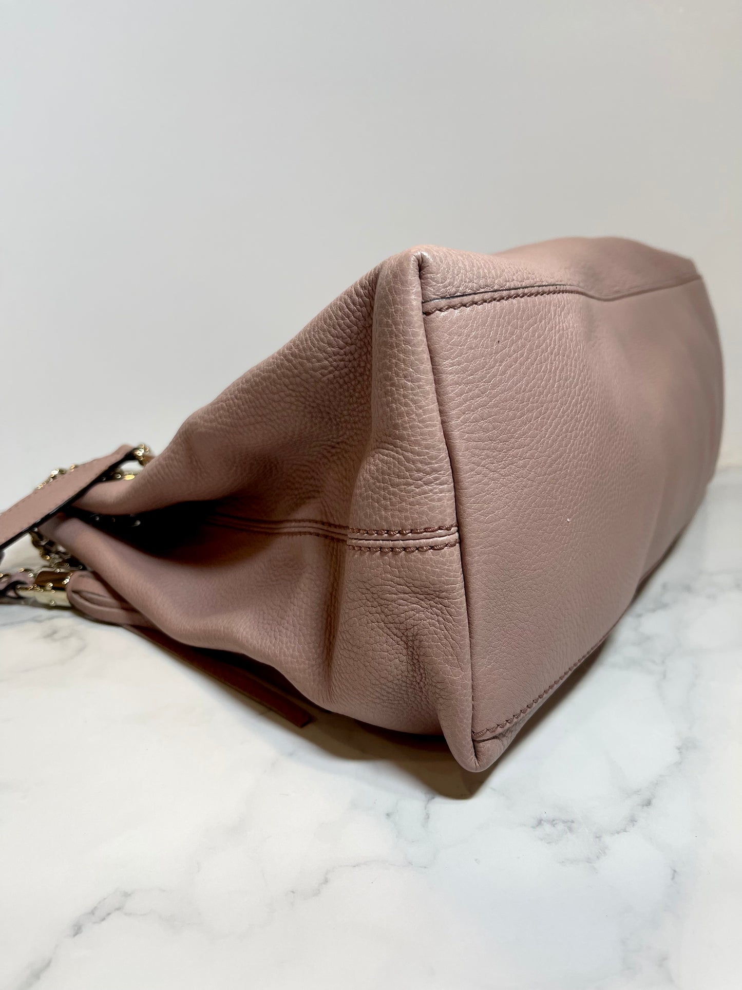 Gucci Soho Medium Shoulder Bag, Blush Pink