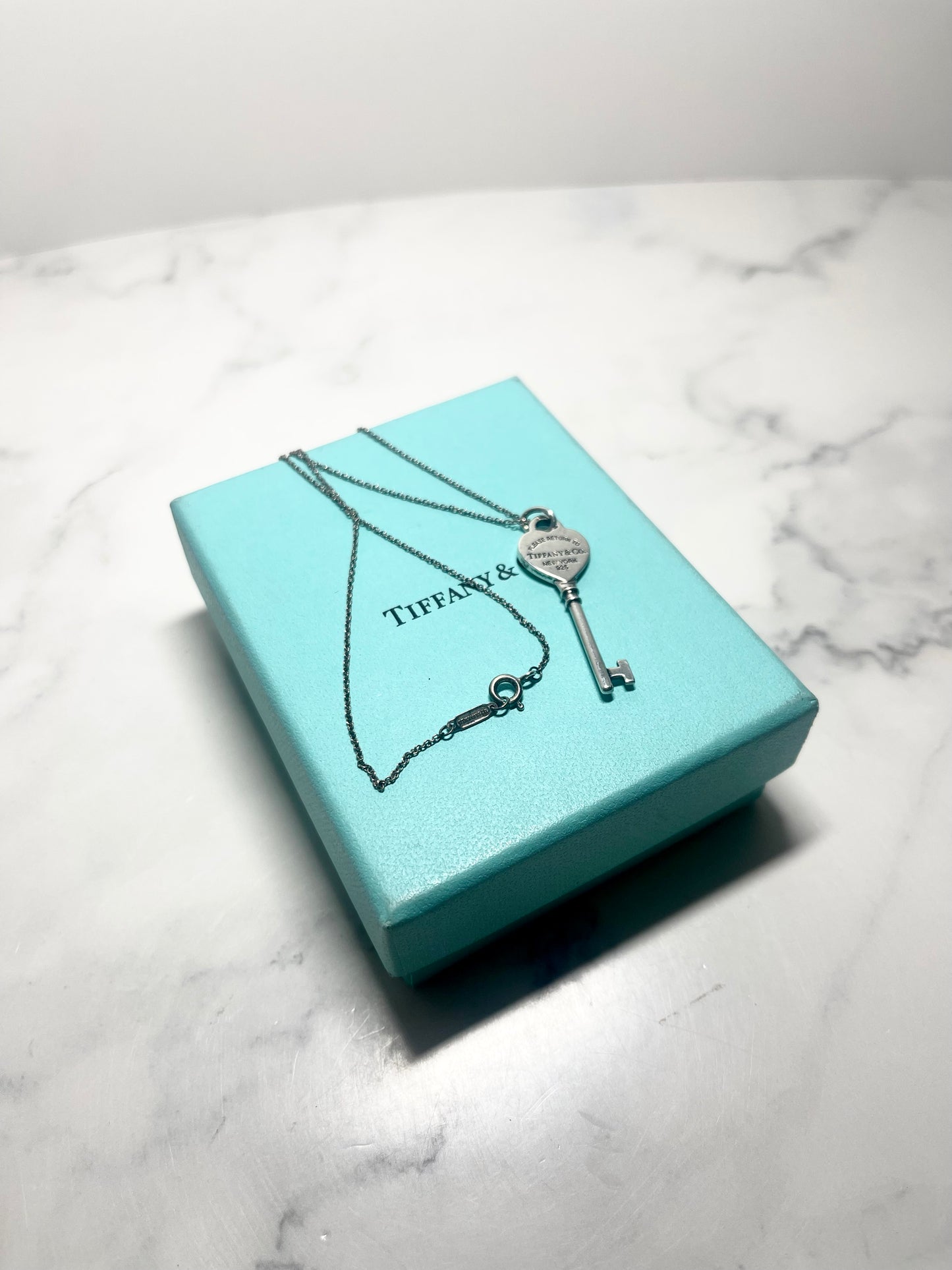 Tiffany & Co Return to Tiffany Heart Key Necklace