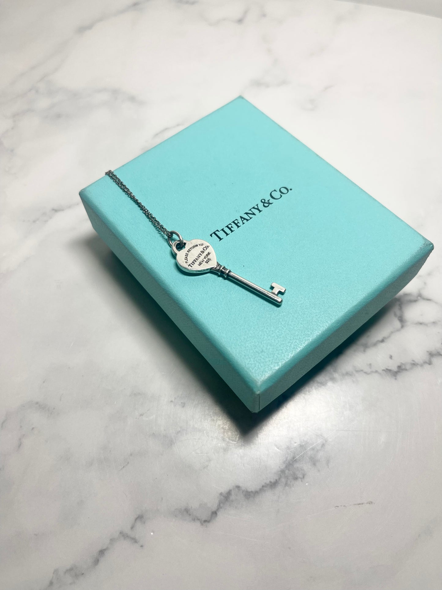 Tiffany & Co Return to Tiffany Heart Key Necklace