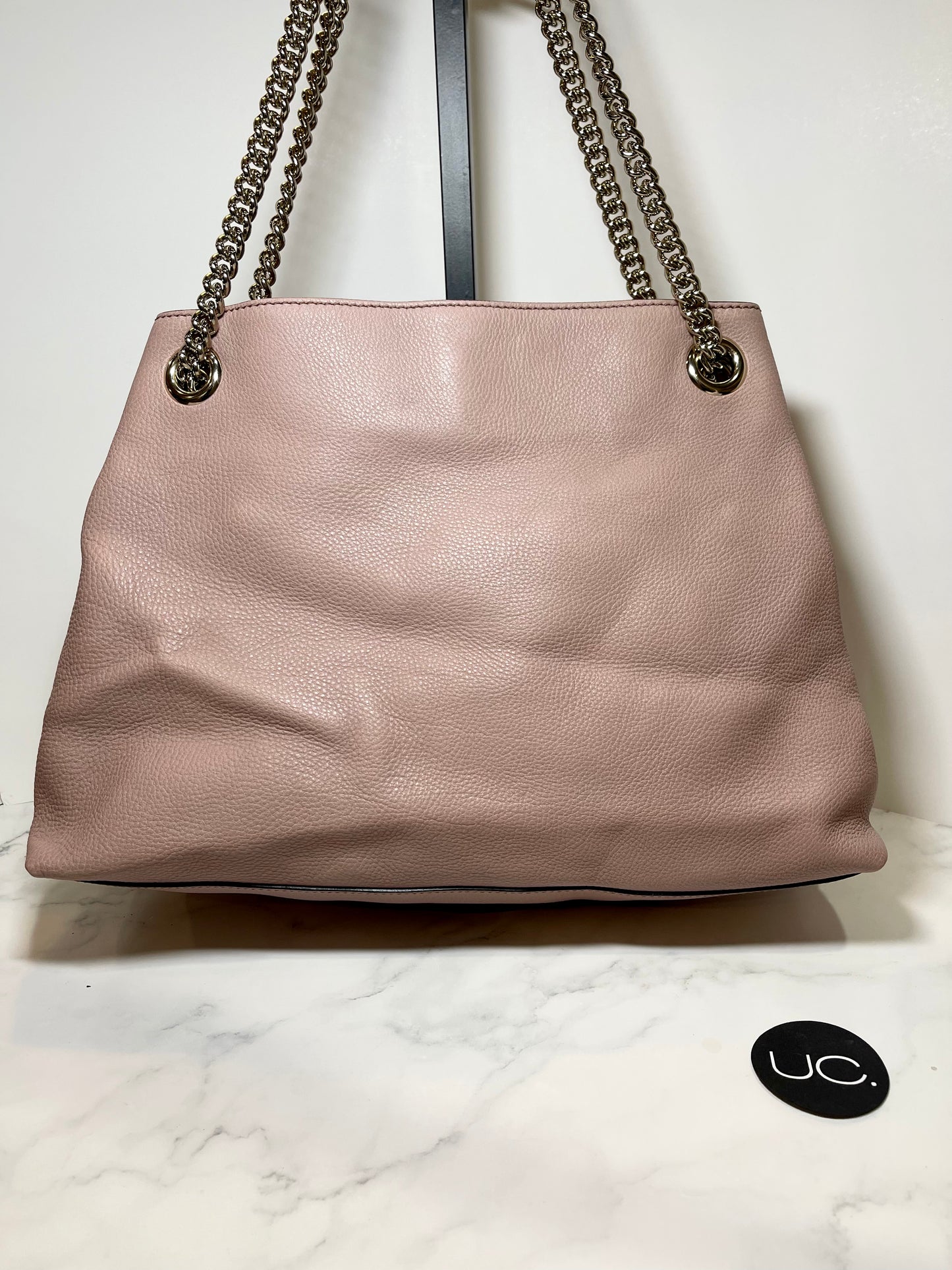 Gucci Soho Medium Shoulder Bag, Blush Pink