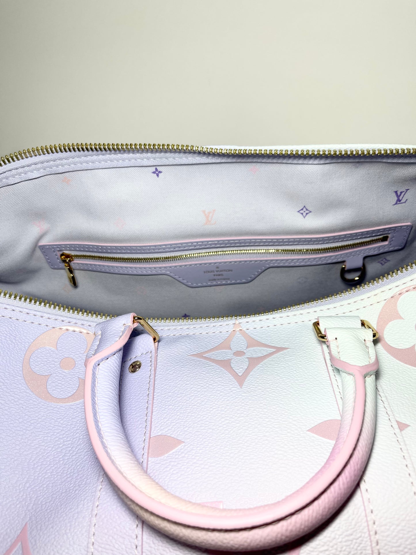 Louis Vuitton Keepall 45 ‘Spring in the City’ in Sunrise Pastel