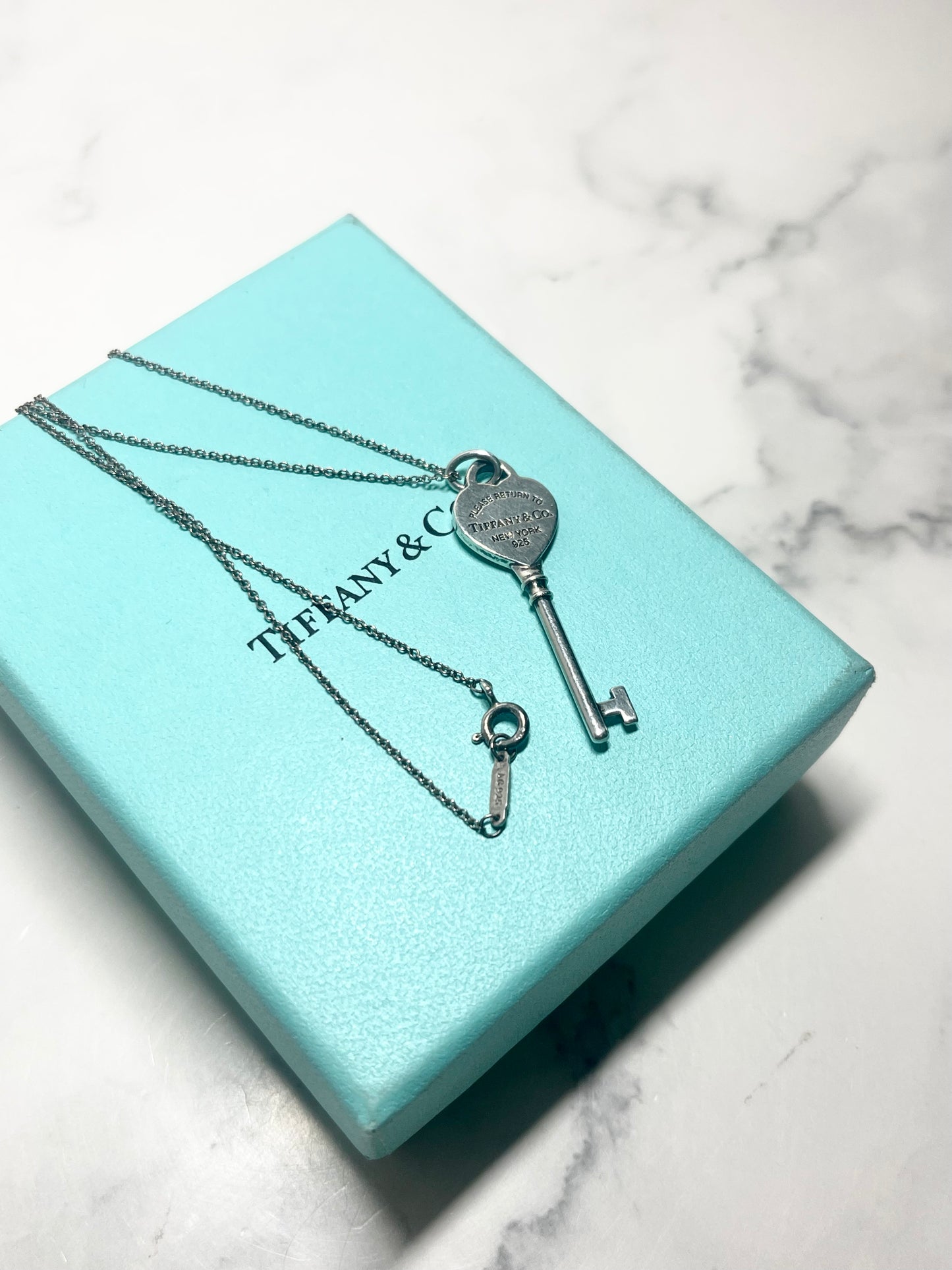 Tiffany & Co Return to Tiffany Heart Key Necklace